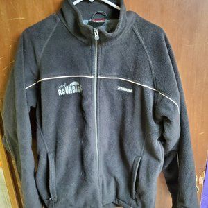 Black Zippered Fleece - Small